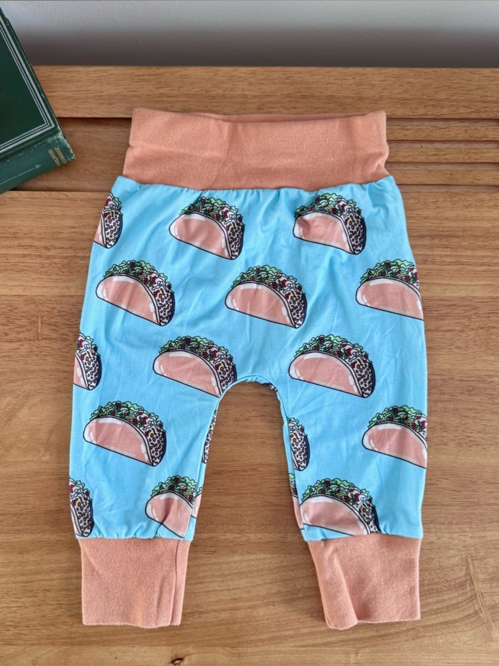 Boutique Taco Print Harem Joggers Toddler 2T Size 90 Soft Stretch Pants